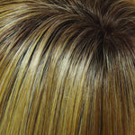 Top This 16" HH (Renau Colors) | 100% Remy Human Hairpiece (Monofilament Base) - Ultimate Looks