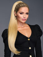 HD 27In Straight Cinch Hairpiece by Hairdo | Heat Friendly Extension Pony