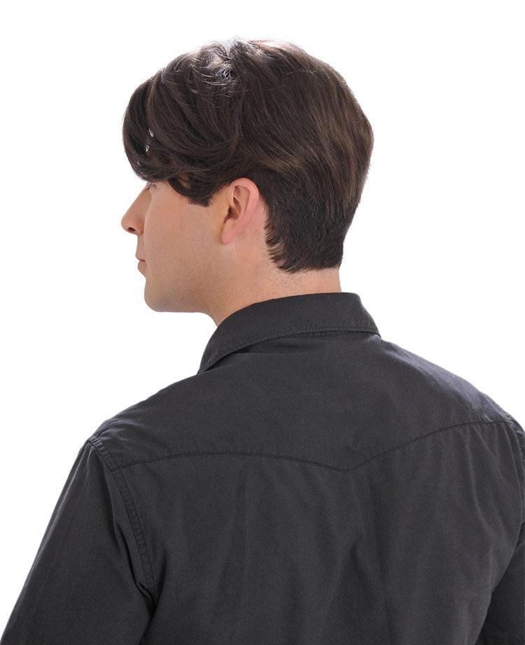 402 Men's System H by WIGPRO: Mono-Top Human Hair Topper - Ultimate Looks