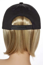 Shorty Hat Black by Henry Margu | Cotton Cap w/ Synthetic Hair | Clearance - Ultimate Looks