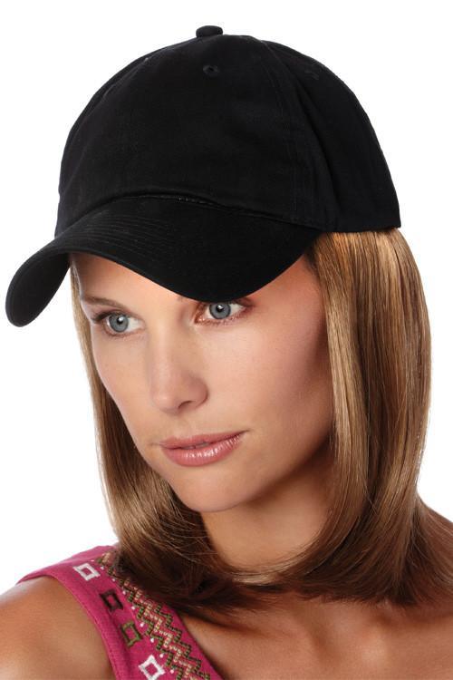 Classic Hat Black | Cotton Cap w/ Synthetic Hair - Ultimate Looks
