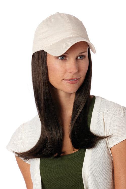 Long Hat Beige by Henry Margu | Cotton Cap w/ Synthetic Hair