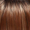 Top Form 6-8" Human Hair Addition (Renau Colors) | 100% Remy Human Hair Piece (Monofilament Base) - Ultimate Looks