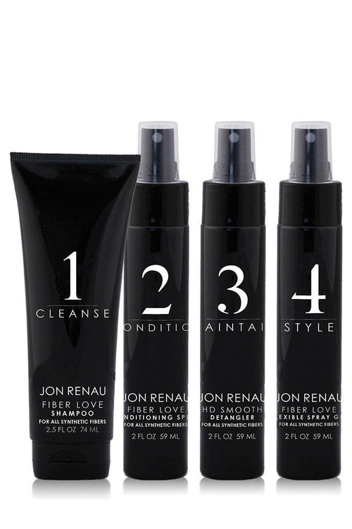 Synthetic Fiber Care System – 5pc Travel Kit - Ultimate Looks