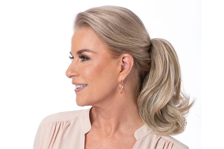 Layered Flip Pony Hairpiece by Toni Brattin | Heat Friendly Synthetic Ponytail (Clip-In)