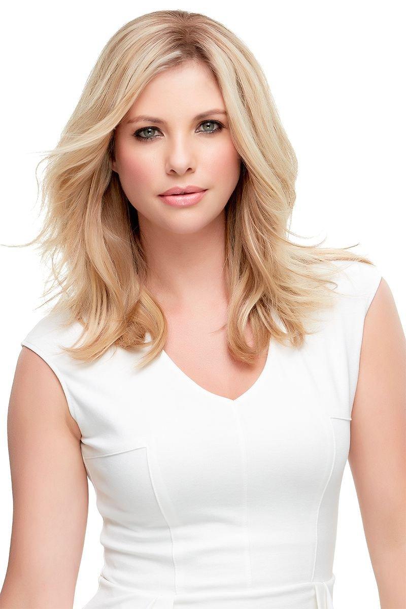 Top Style 12" Human Hair Addition (Renau Colors) | 100% Remy Human Hair Piece (Monofilament Base) - Ultimate Looks