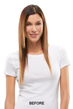 Top Style 18" Human Hair Addition | 100% Remy Human Hair - Monofilament Base - Ultimate Looks