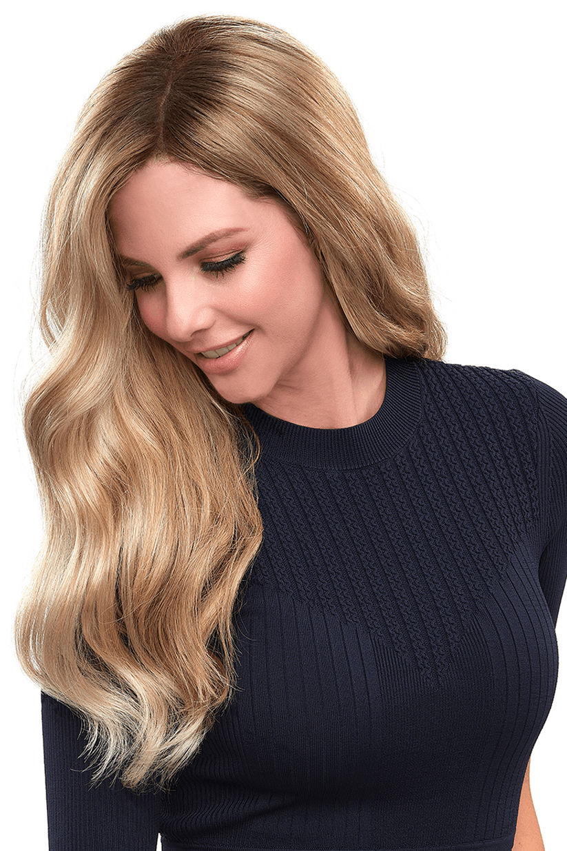 Top Smart Wavy 18" Hair Addition by Jon Renau | Synthetic Lace Front Hair Topper