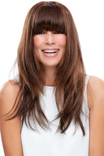 EasiFringe HH 12" Hairpiece by easiHair | Human Hair (Clip In Bangs) | Clearance Sale - Ultimate Looks