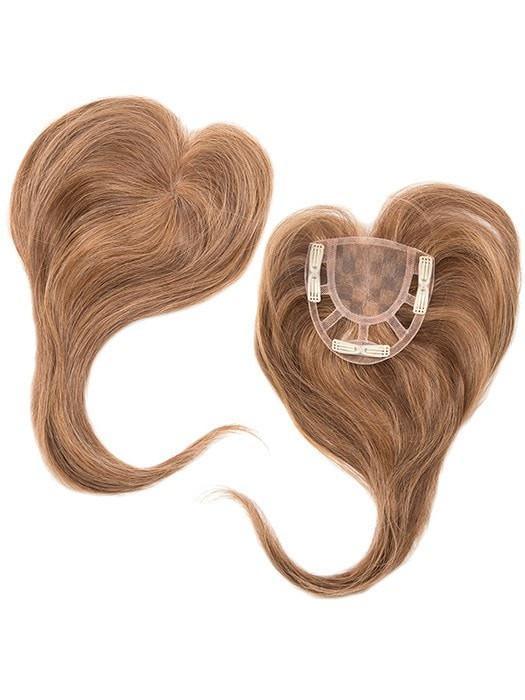 Add On Crown Topper by Envy | Heat Friendly/Human Hair Blend Top piece (Monofilament Base) | Clearance Sale