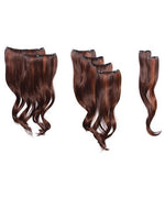 18" 8pc Wavy Extension Kit | Heat Friendly Synthetic - Ultimate Looks