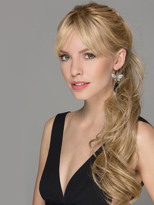 Champagne Hairpiece by Ellen Wille | Heat Friendly Synthetic Hairpiece