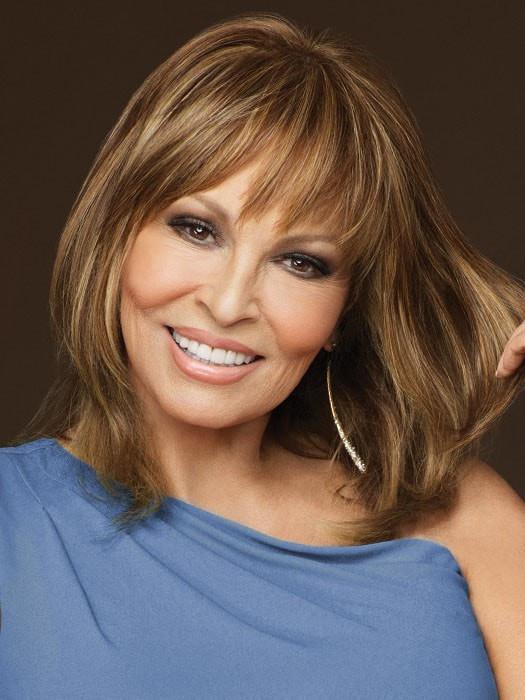 Faux Fringe Top Piece w/Bangs by Raquel Welch | Synthetic Mono Crown - Ultimate Looks