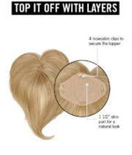 Top It Off With Layers | Synthetic Hair Topper (Mono Part) - Ultimate Looks